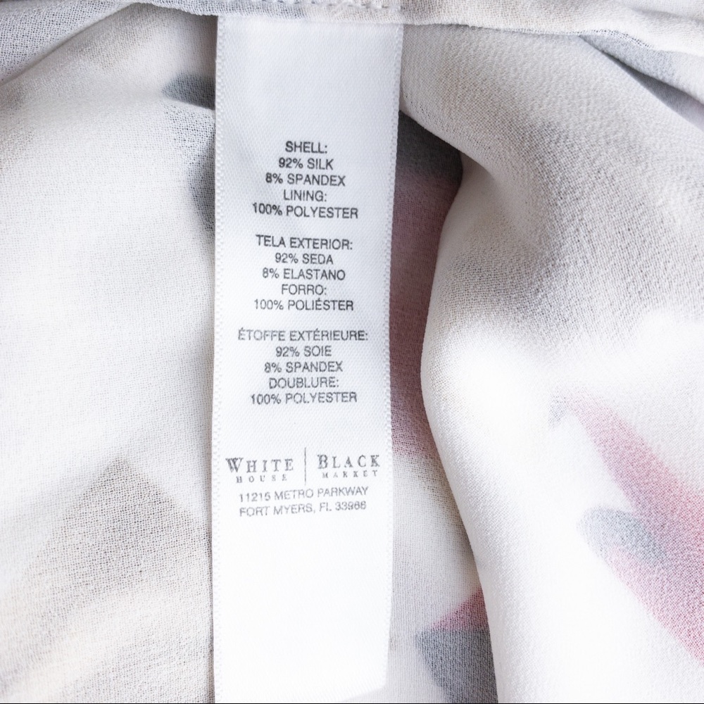 White House Black Marker Silk Petite tank top - Picture 12 of 12